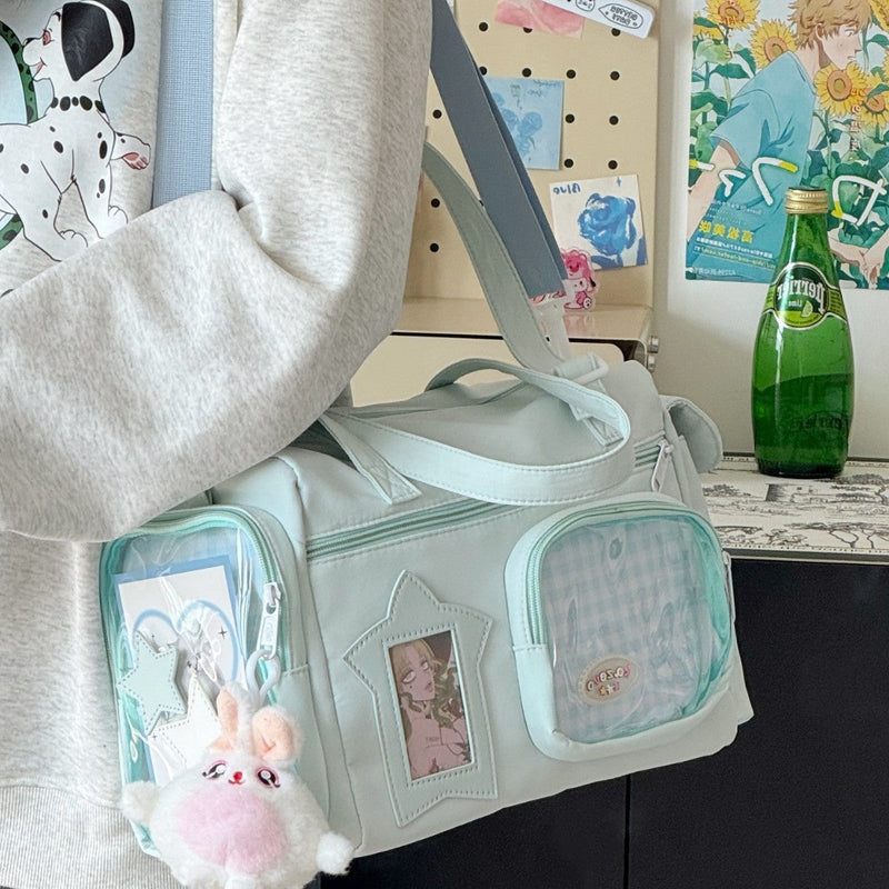 Casual Tote Large Capacity Women's Transparent Shoulder Messenger Bag Bigbuy