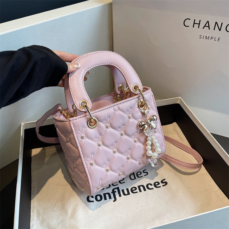 Diamond Embroidery Thread Small Bag Women's Fashion Shoulder Messenger Bag Bigbuy