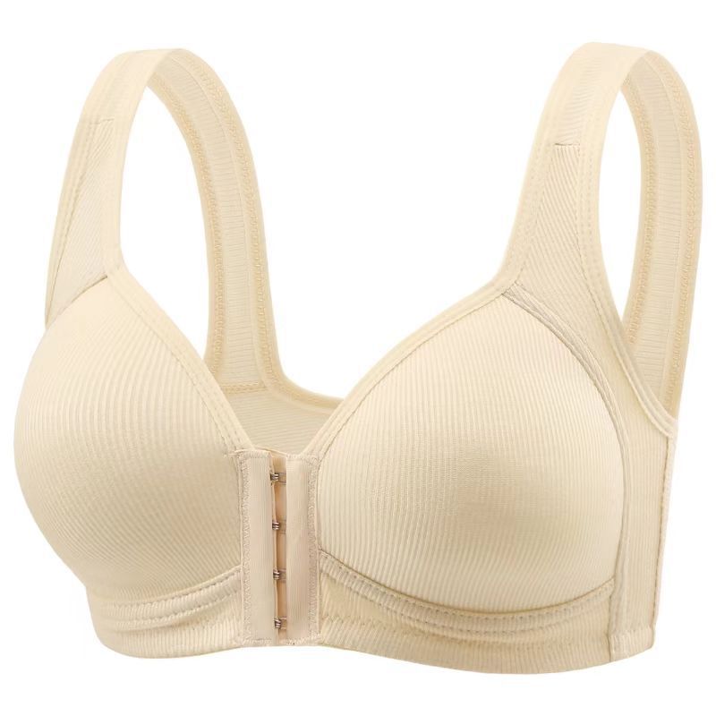 Full Cup Inner Without Steel Ring Wide Shoulder Vest Type Front Closure Bra Bigbuy