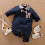 Gentleman's Baby Clothes, Long-sleeved Baby Clothes, Gentleman's Romper Bigbuy