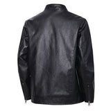 Slim-fit Leather Coat Men's Casual Jacket Bigbuy