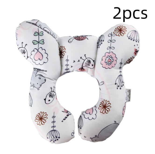 Infant Pillow  Baby Bed  U-Shaped Safety Seat  Neck Guard  Fixed Stereotyped Stroller Pillow Bigbuy