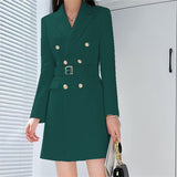 Office Lady Style Slimming Waist Trimming Coat Women's Top Bigbuy
