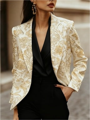 Casual Retro Stand Collar Coat Bigbuy