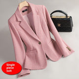 Women's Wool Suit Jacket Bigbuy