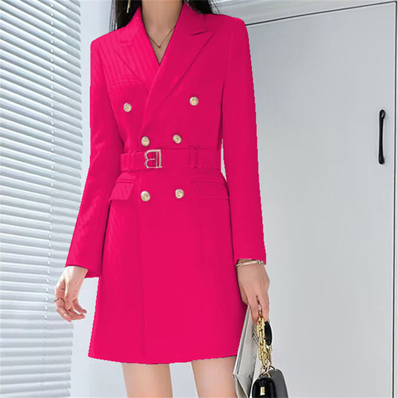 Office Lady Style Slimming Waist Trimming Coat Women's Top Bigbuy