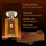 Arabian Sandalwood Men's Perfume Spray Middle East Alcohol-free Perfume Lasting 100ml Bigbuy