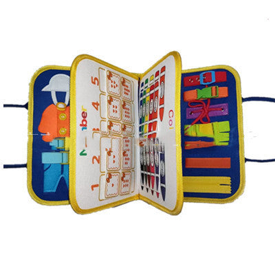 New Busy Book Children's Busy Board Dressing And Buttoning Learning Baby Early Education Preschool Sensory Learning Toy Bigbuy
