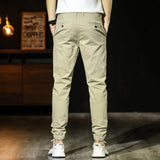 Men's Simplicity Color Versatile Loose Ankle-tied Casual Pants Bigbuy