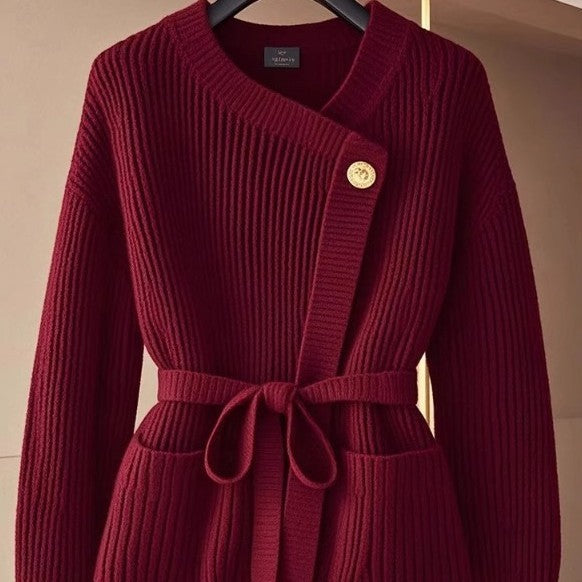 Young Elegant Loose Slimming Sweater Top Bigbuy