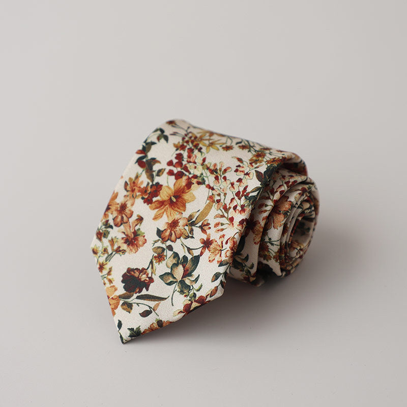 Korean Style Retro Light Color Hong Kong Style Tie Bigbuy