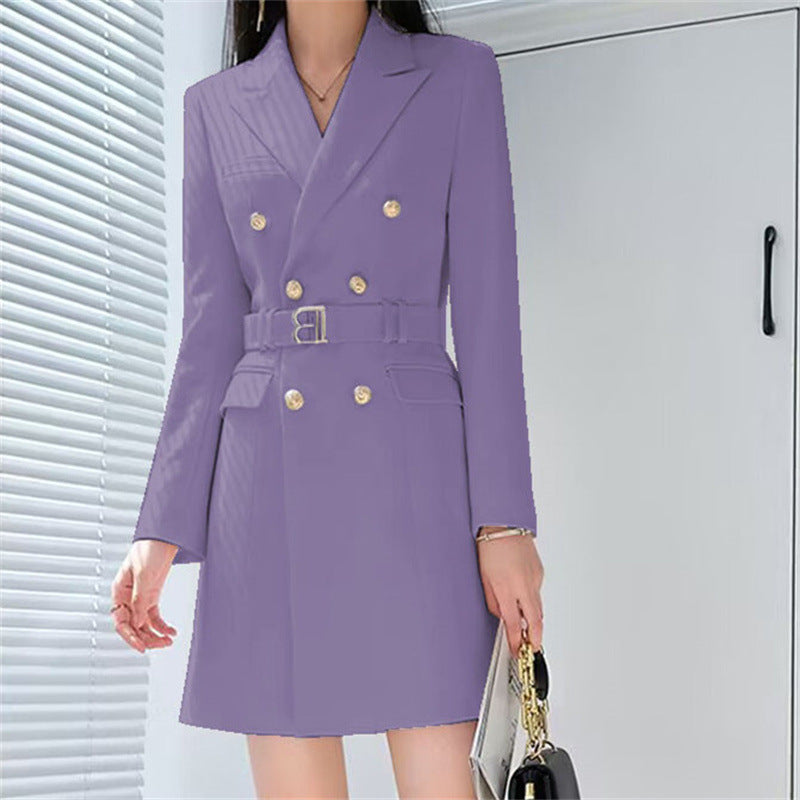 Office Lady Style Slimming Waist Trimming Coat Women's Top Bigbuy