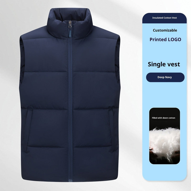 Soft Shell Waterproof Down Cotton Vest Work Clothes Bigbuy
