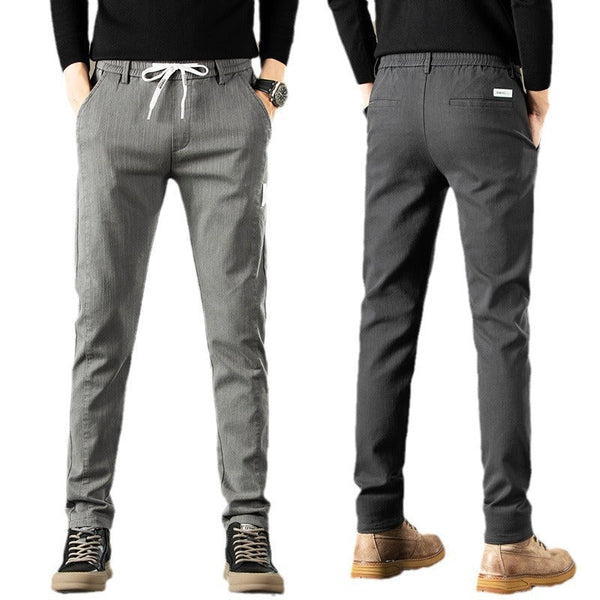 Loose Straight Casual Pants Stretch Sports Trousers Bigbuy