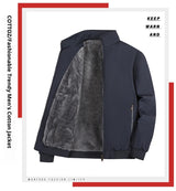 Men's Winter Cotton Coats Casual Thickening Oversized Coat Bigbuy