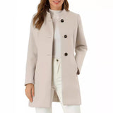 Women's Coat Fashion Casual Solid Color Autumn And Winter Bigbuy