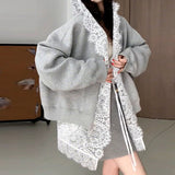 Temperament Leisure Style Red Sweater Baseball Jacket Fashionable All-matching Suit Bigbuy