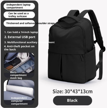 Women's Travel Computer Short Trip Lightweight Backpack Bigbuy