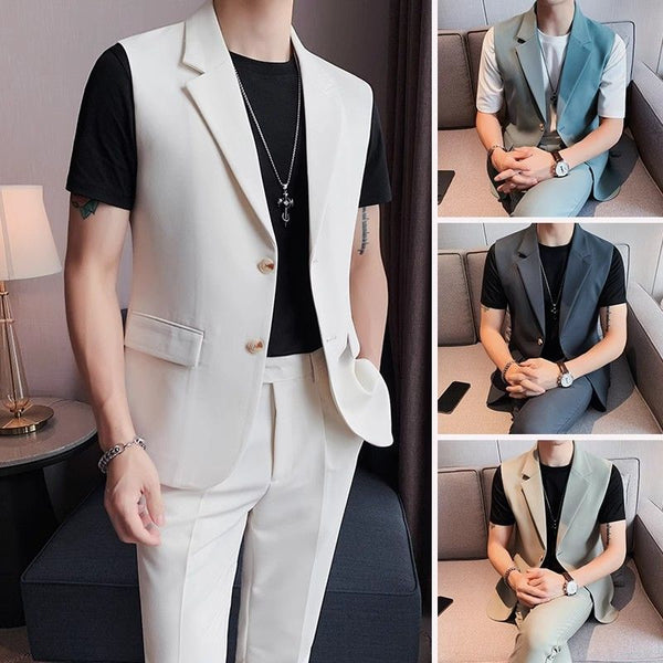 High Sense Business Lightly Mature All-matching Slim Fit Vest Bigbuy