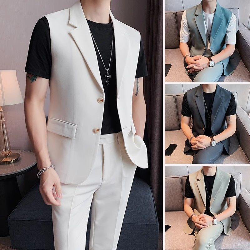 High Sense Business Lightly Mature All-matching Slim Fit Vest Bigbuy