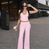 Fashion Casual Vest Slim-fit Solid Color Trousers Suit Bigbuy