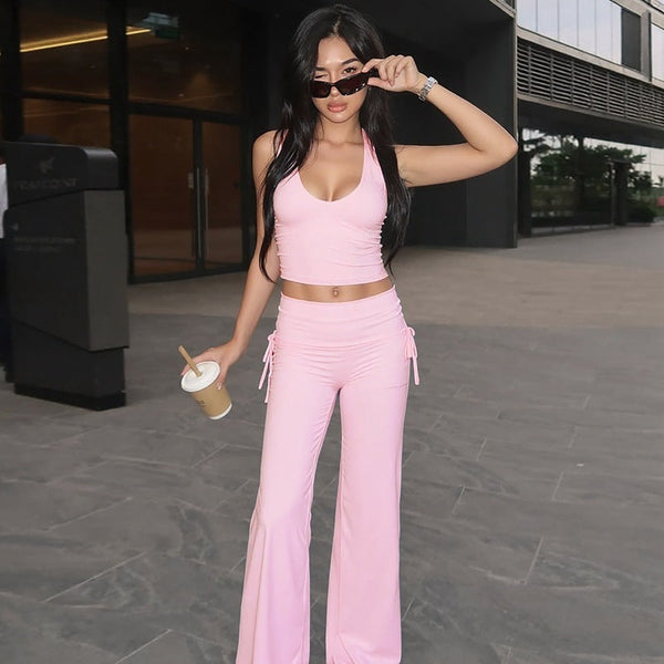 Fashion Casual Vest Slim-fit Solid Color Trousers Suit Bigbuy