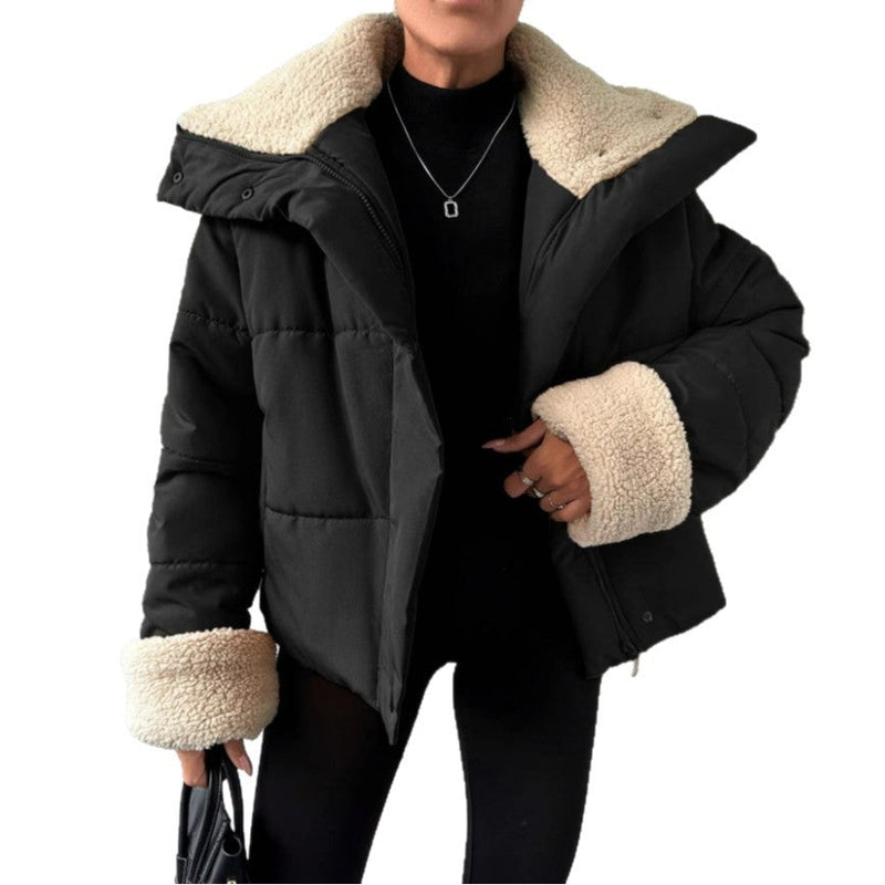 Small Ladies Belt Fur Collar Cotton Clothes Bigbuy