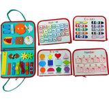 New Busy Book Children's Busy Board Dressing And Buttoning Learning Baby Early Education Preschool Sensory Learning Toy Bigbuy