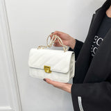 Niche Texture Western Style Shoulder Messenger Bag Small Square Bag Bigbuy