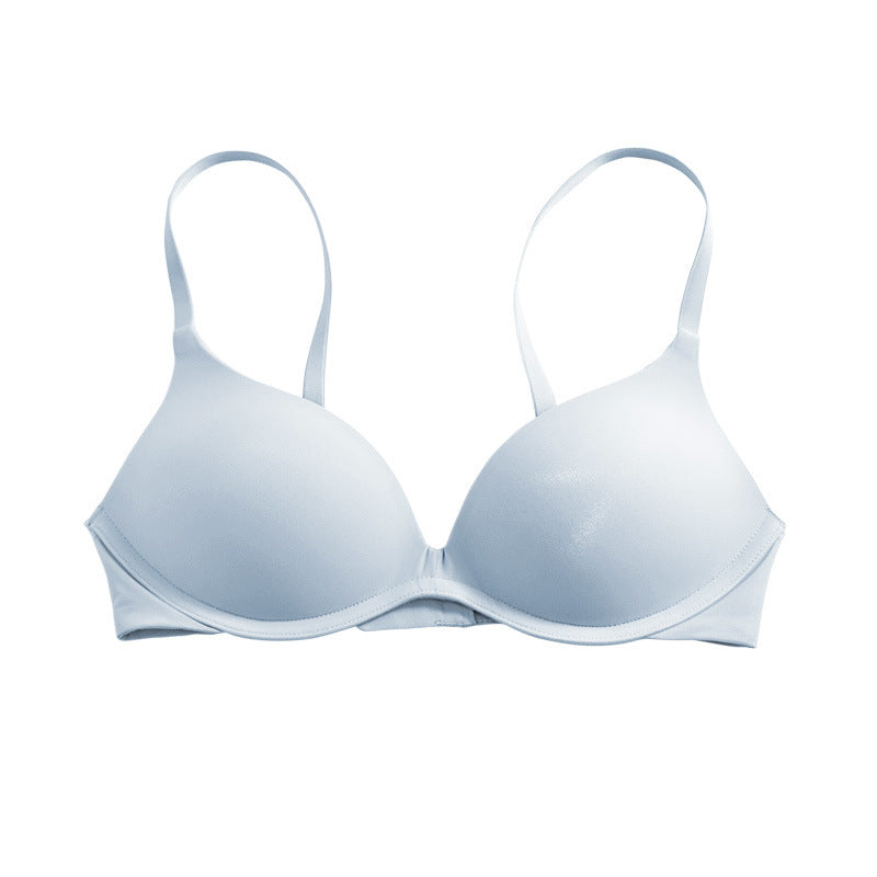 No Steel Ring Thin Bra Glossy And Simple Fashion Push Up Underwear Bigbuy