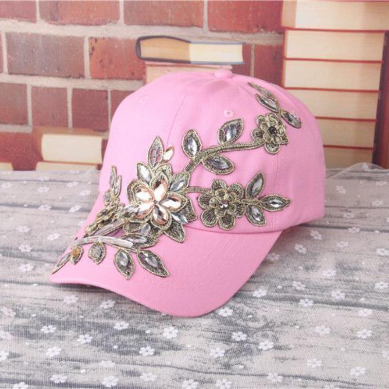 European And American Style Casual All-match Gold Silk Flower Cowboy Hat Bigbuy