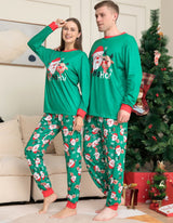 Christmas Pajamas For Family Matching Family Christmas PJs Sets Santa Claus Printed Top Sleepwear Bigbuy