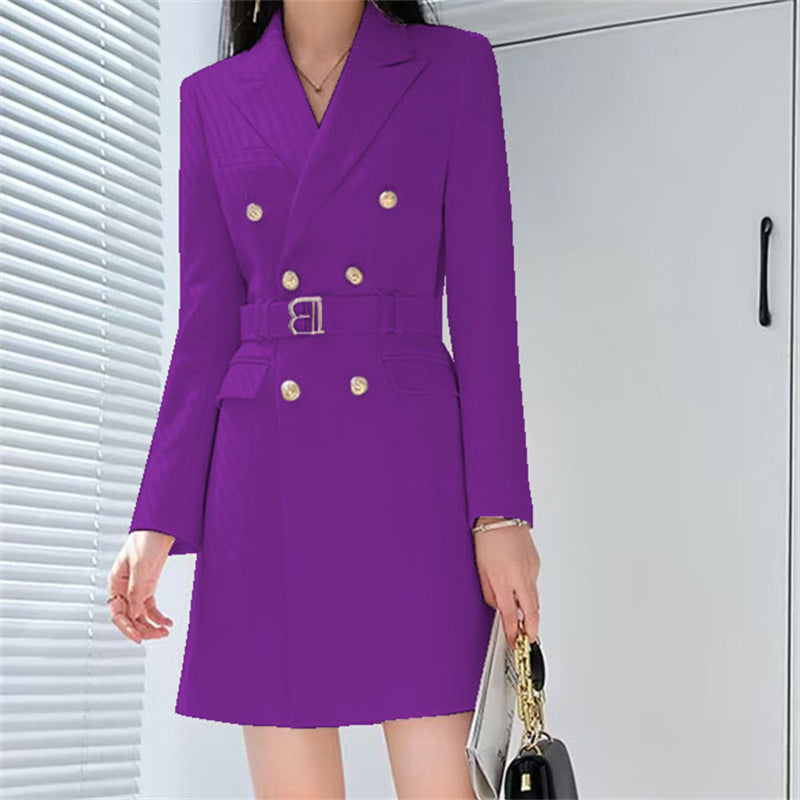 Office Lady Style Slimming Waist Trimming Coat Women's Top Bigbuy