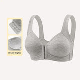 Full Cup Inner Without Steel Ring Wide Shoulder Vest Type Front Closure Bra Bigbuy