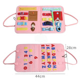 New Busy Book Children's Busy Board Dressing And Buttoning Learning Baby Early Education Preschool Sensory Learning Toy Bigbuy