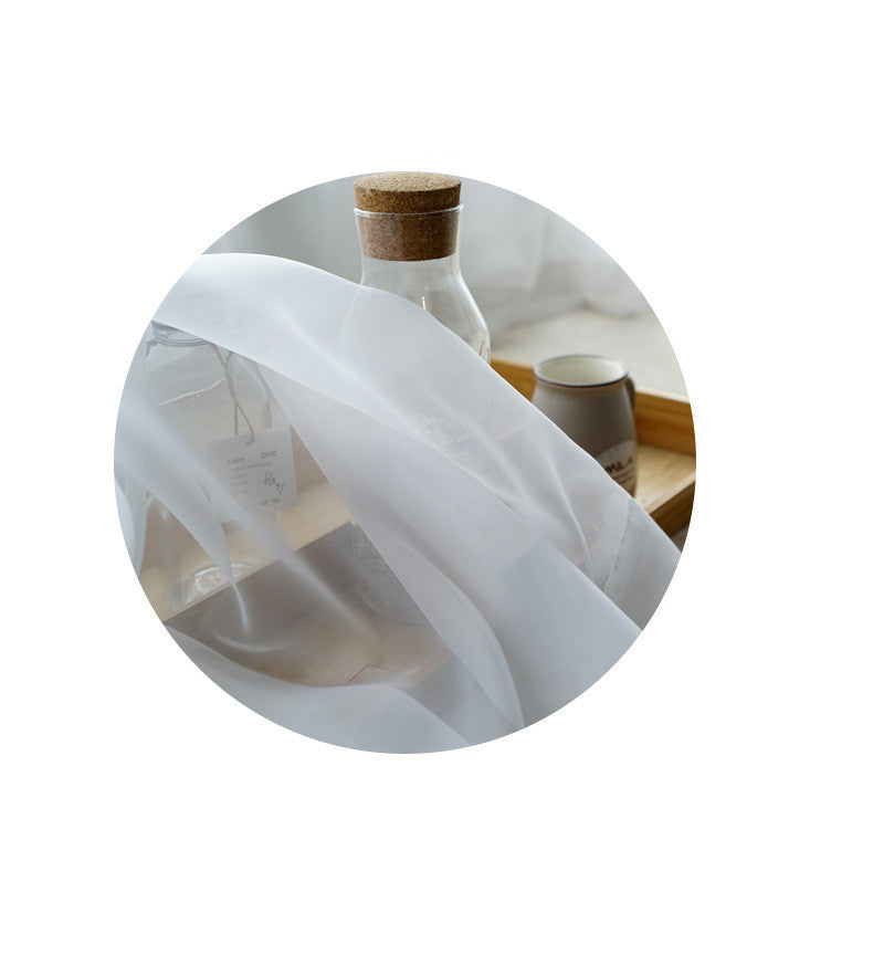 Modern And Simple Pure Color Cotton And Linen Window Screen Bigbuy