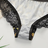 Women's Chrysanthemum Style Sexy Lingerie Set Bigbuy