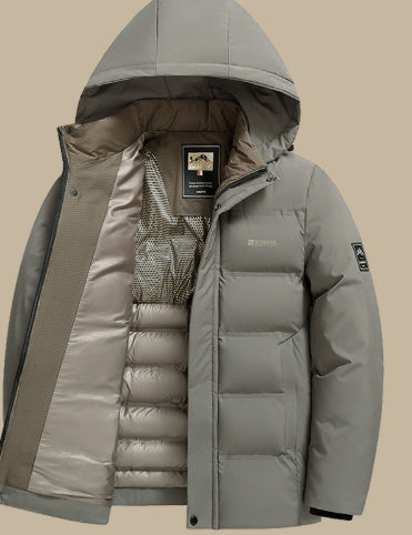 Warm And Fleece Thickened Down Jacket Bigbuy