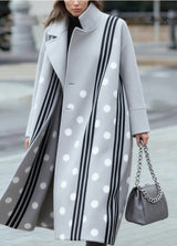 Women's New Long Sleeved Large Woolen Overcoat Bigbuy