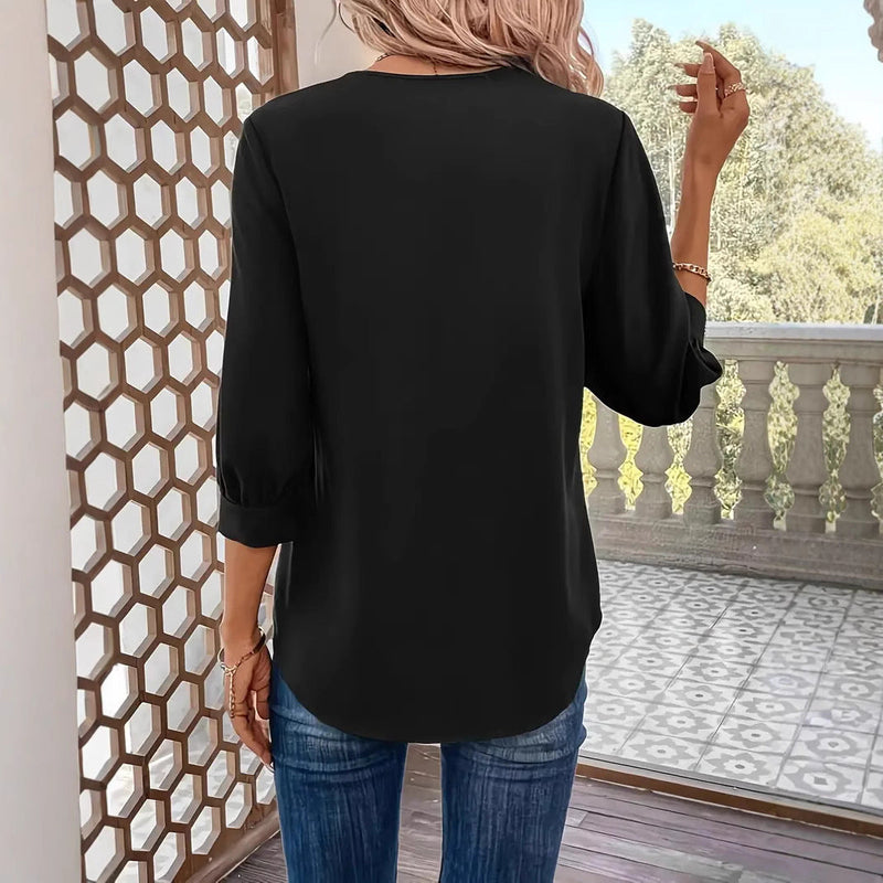 Women's Fashion Loose-fitting Long Sleeves Shirt Bigbuy
