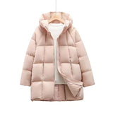 Women's Cloud Puff Fashion Hooded Thickened Thermal Coat Bigbuy
