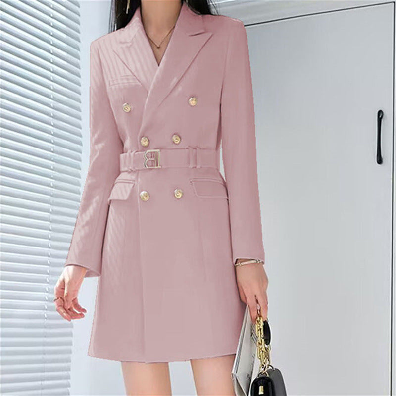 Office Lady Style Slimming Waist Trimming Coat Women's Top Bigbuy