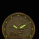 Smooth Sailing Calendar Night Light Waterproof Men's Watch Bigbuy