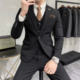 Wedding Dress Suit 3-piece Business Men's Suit Bigbuy