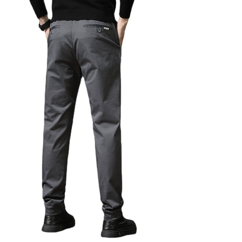 Combed Cotton Light Business Casual Pants Men Bigbuy