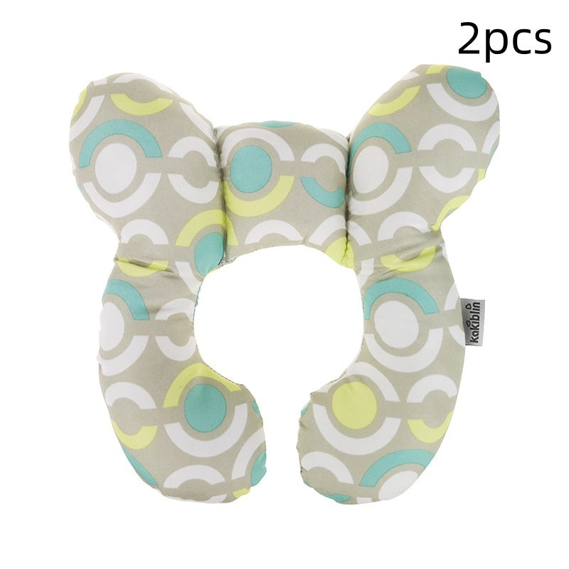 Infant Pillow  Baby Bed  U-Shaped Safety Seat  Neck Guard  Fixed Stereotyped Stroller Pillow Bigbuy