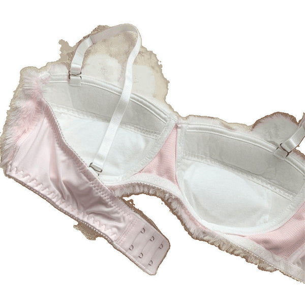 Plush Bra Panties Thermal Underwear Set Bigbuy