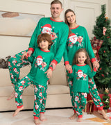 Christmas Pajamas For Family Matching Family Christmas PJs Sets Santa Claus Printed Top Sleepwear Bigbuy