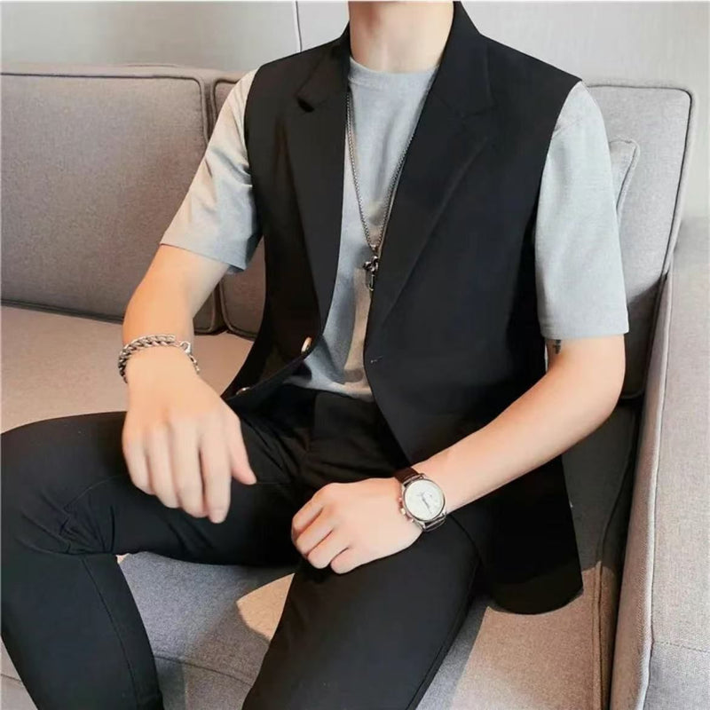 High Sense Business Lightly Mature All-matching Slim Fit Vest Bigbuy