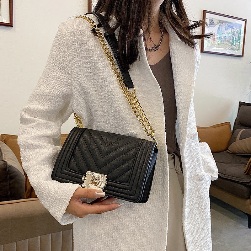 Shoulder Messenger Bag Diamond Chain Underarm Women's Bag Bigbuy